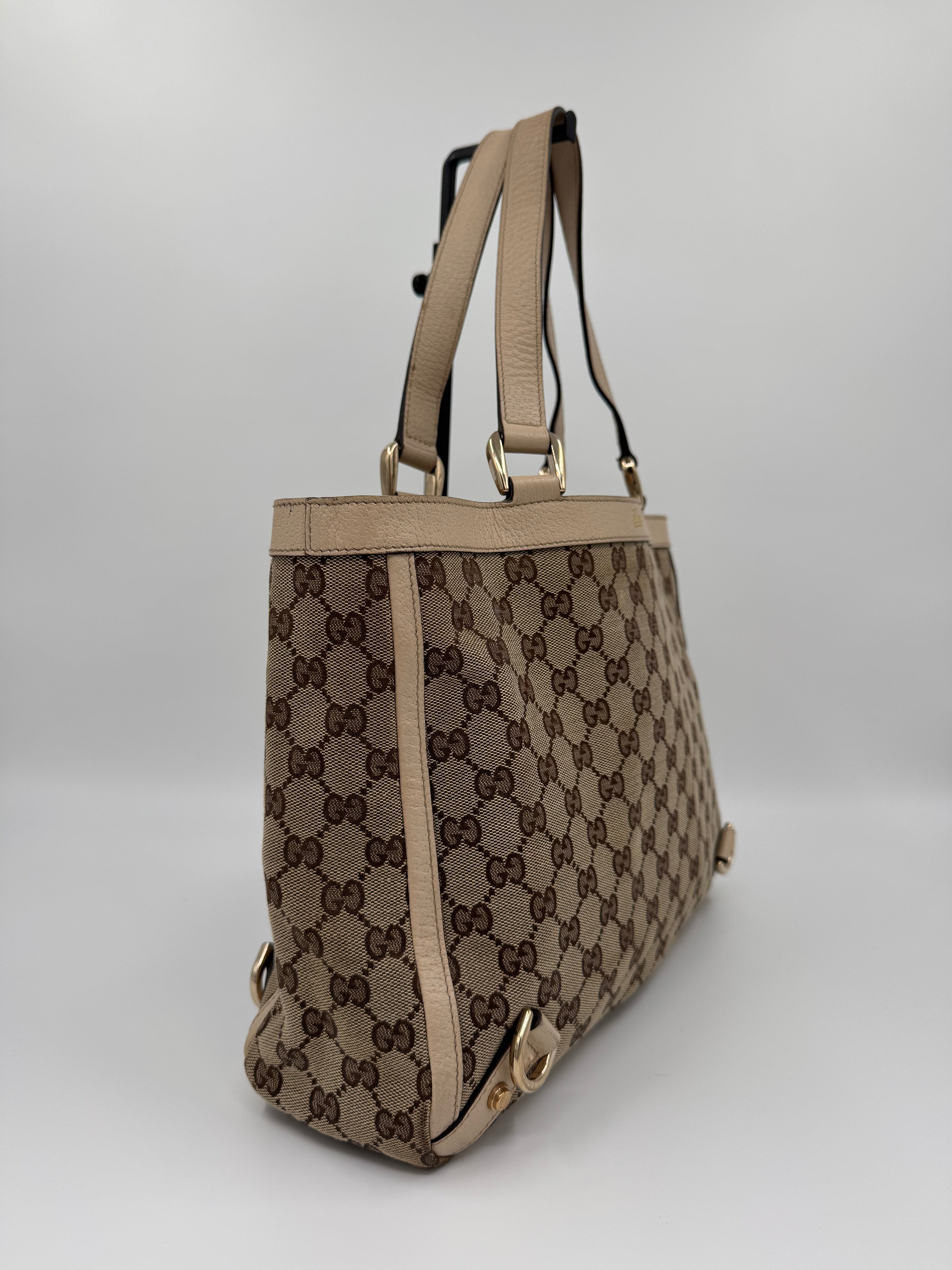 Gucci Abbey Tote Canvas