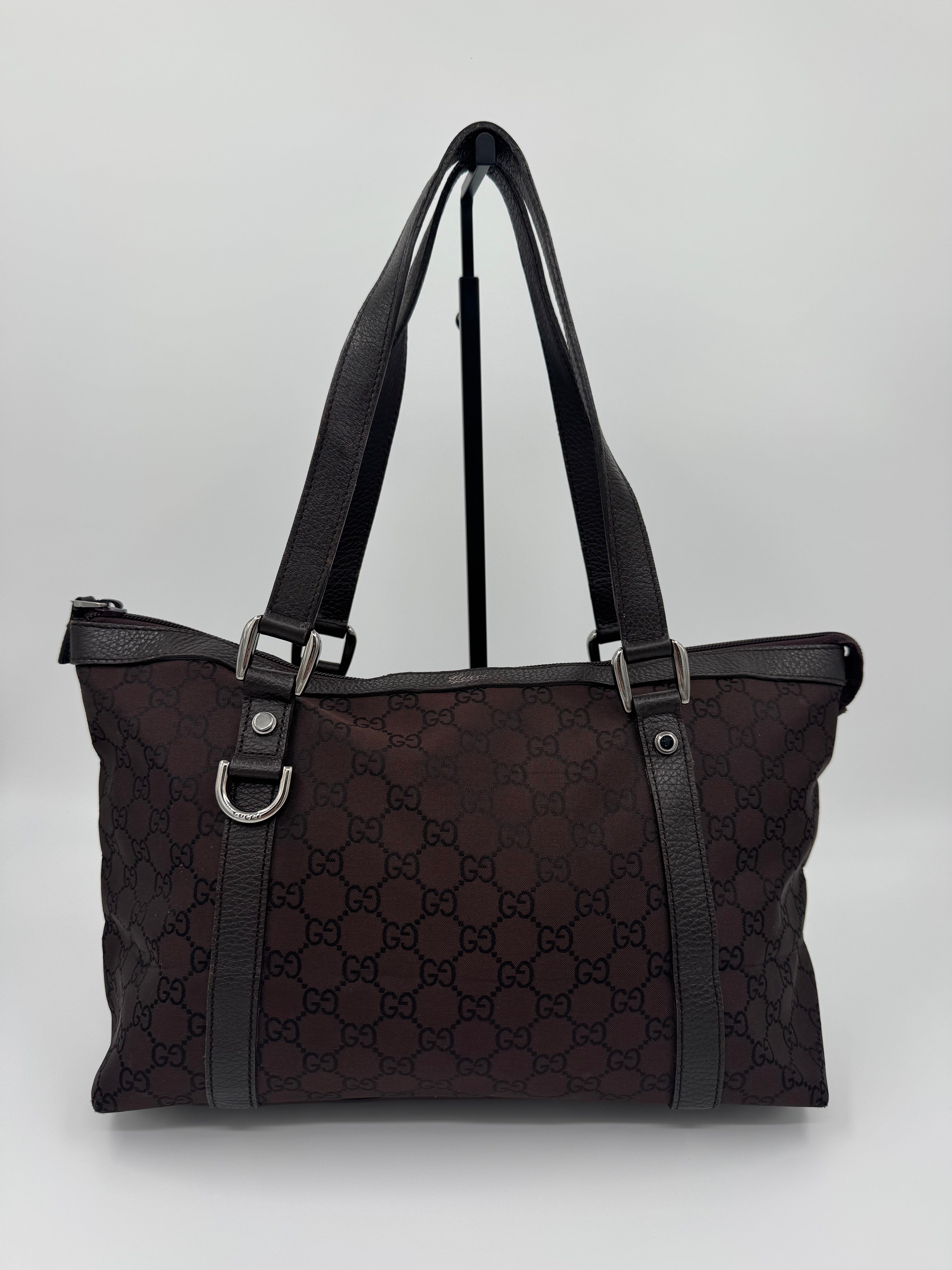 Gucci Canvas Abbey Tote