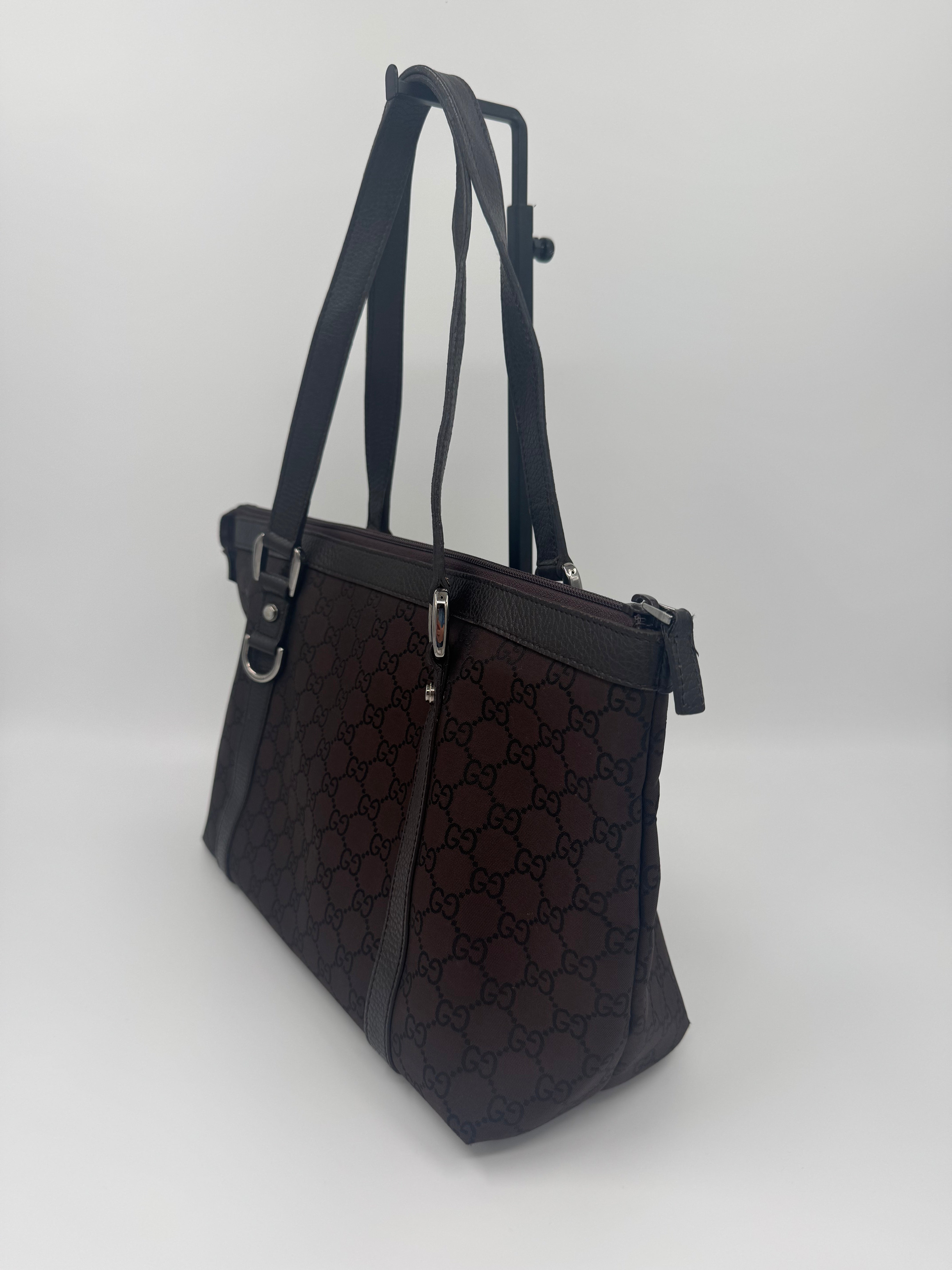 Gucci Canvas Abbey Tote