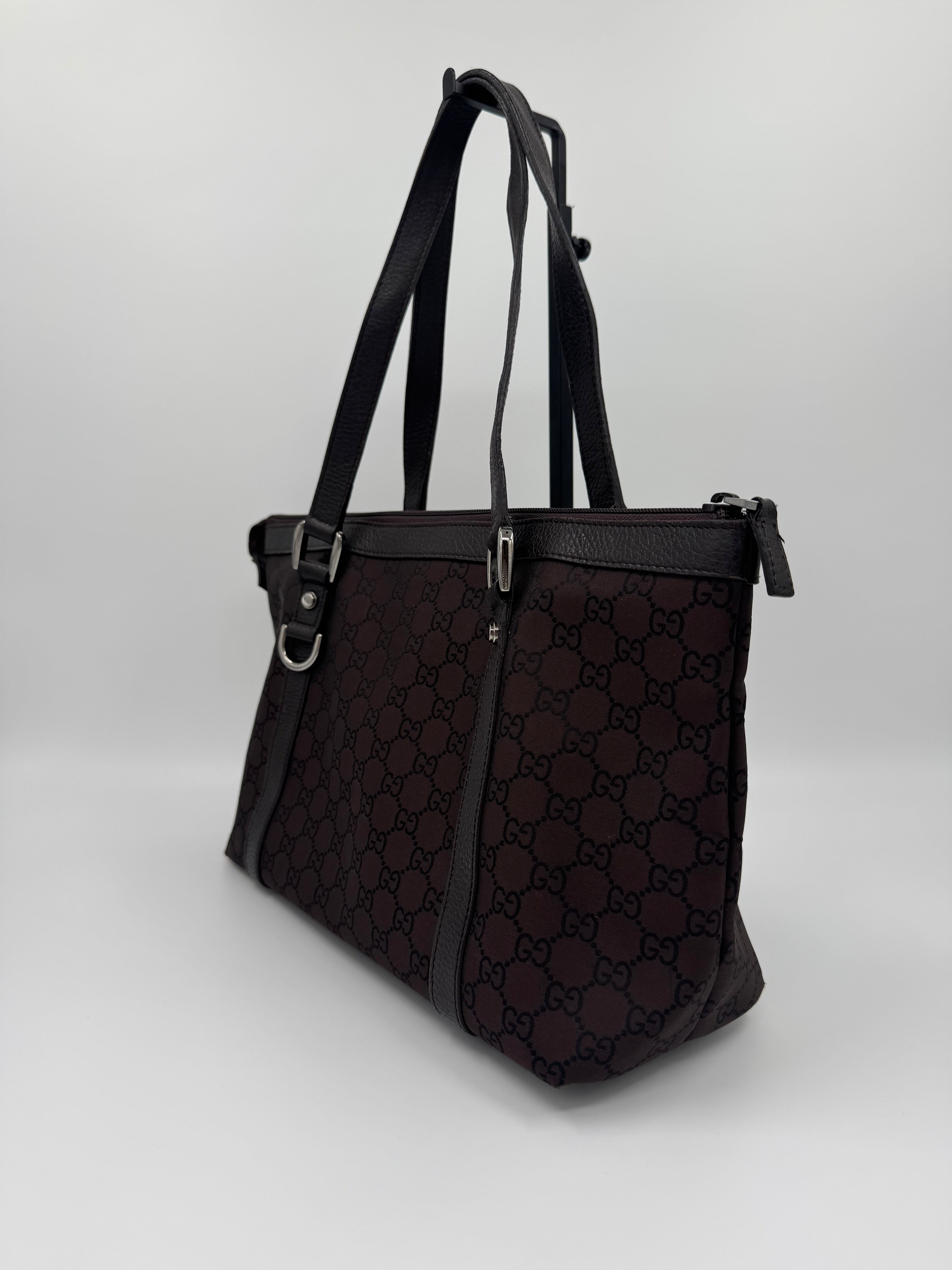 Gucci Canvas Abbey Tote