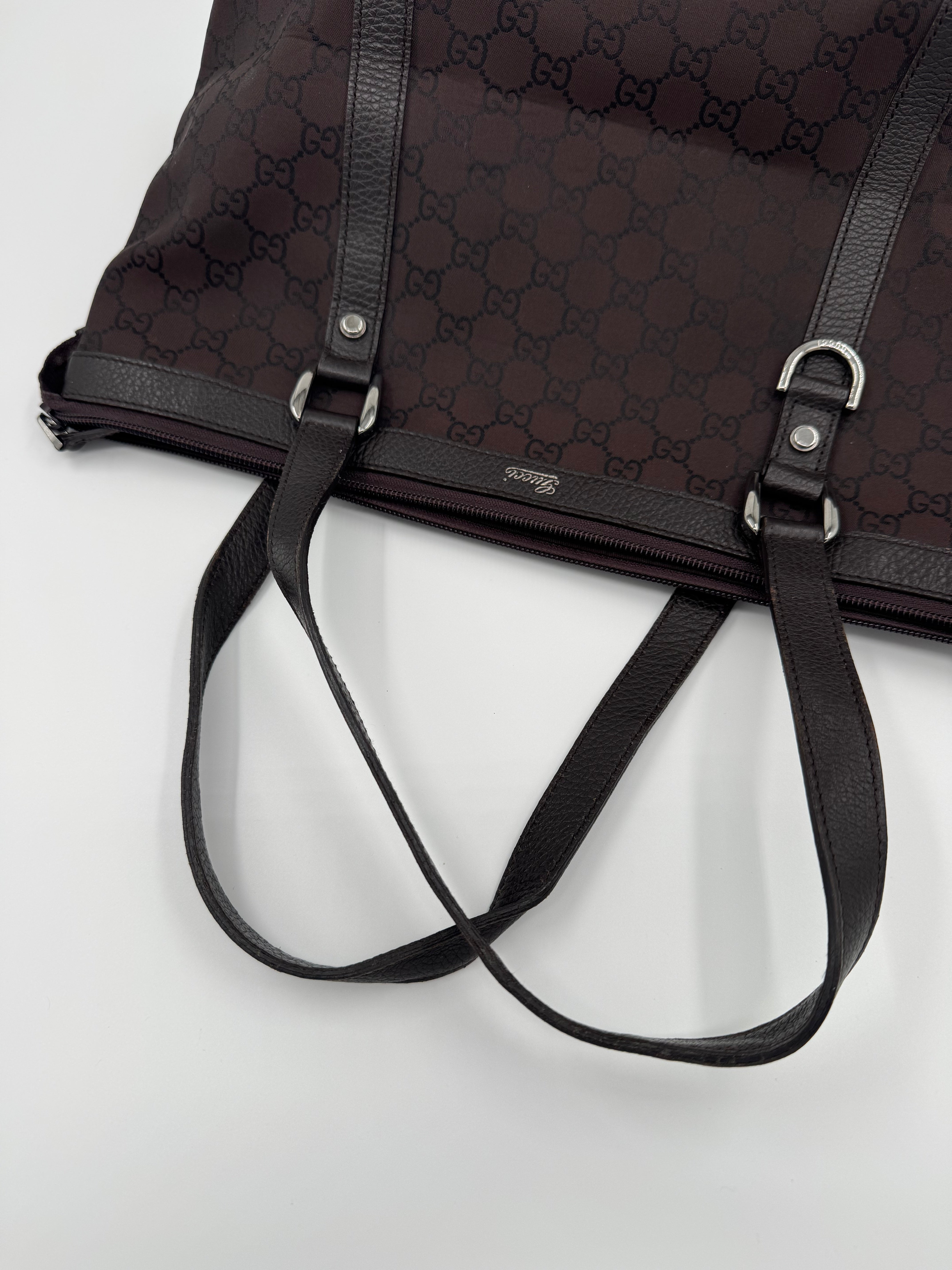 Gucci Canvas Abbey Tote